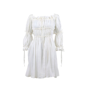 Vivienne Westwood Milan Circa 1991 White Ruche Dress