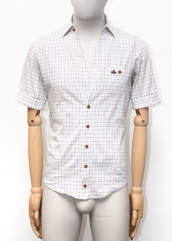 Vivienne Westwood MAN V-neck Check Shirt